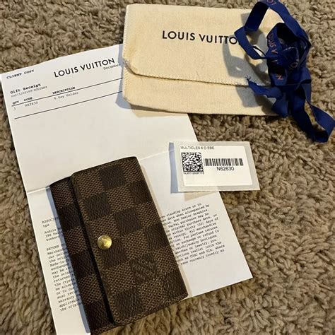 louis vuitton 6 key holder damier ebene|6 Key Holder Monogram .